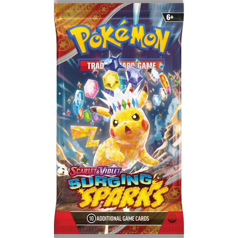 Surging Sparks Pokémon booster pack